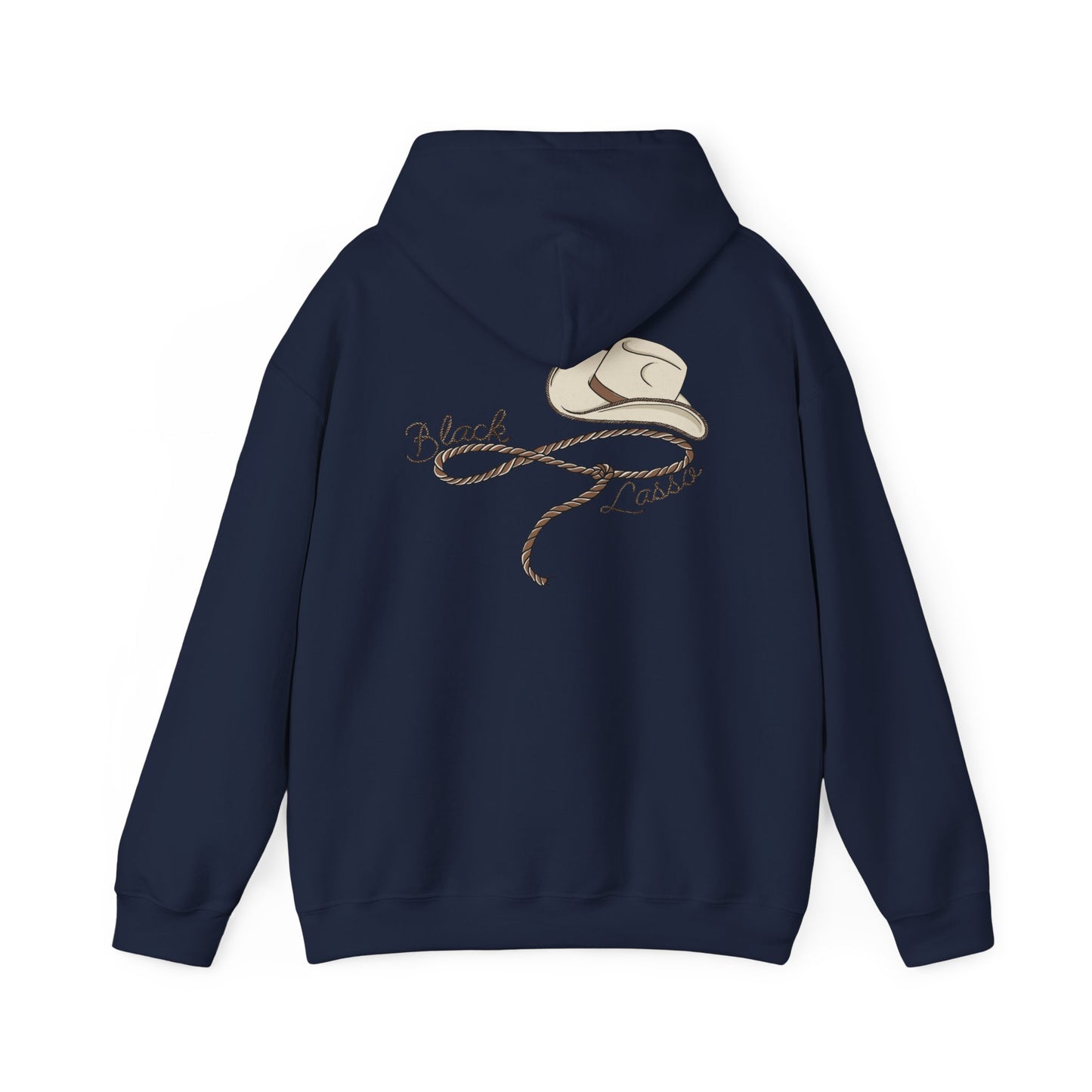 Black Lasso, Unisex Heavy Blend™ Hooded Sweatshirt