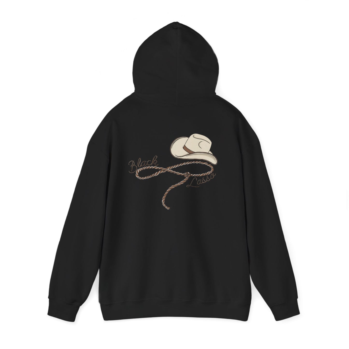 Black Lasso, Unisex Heavy Blend™ Hooded Sweatshirt