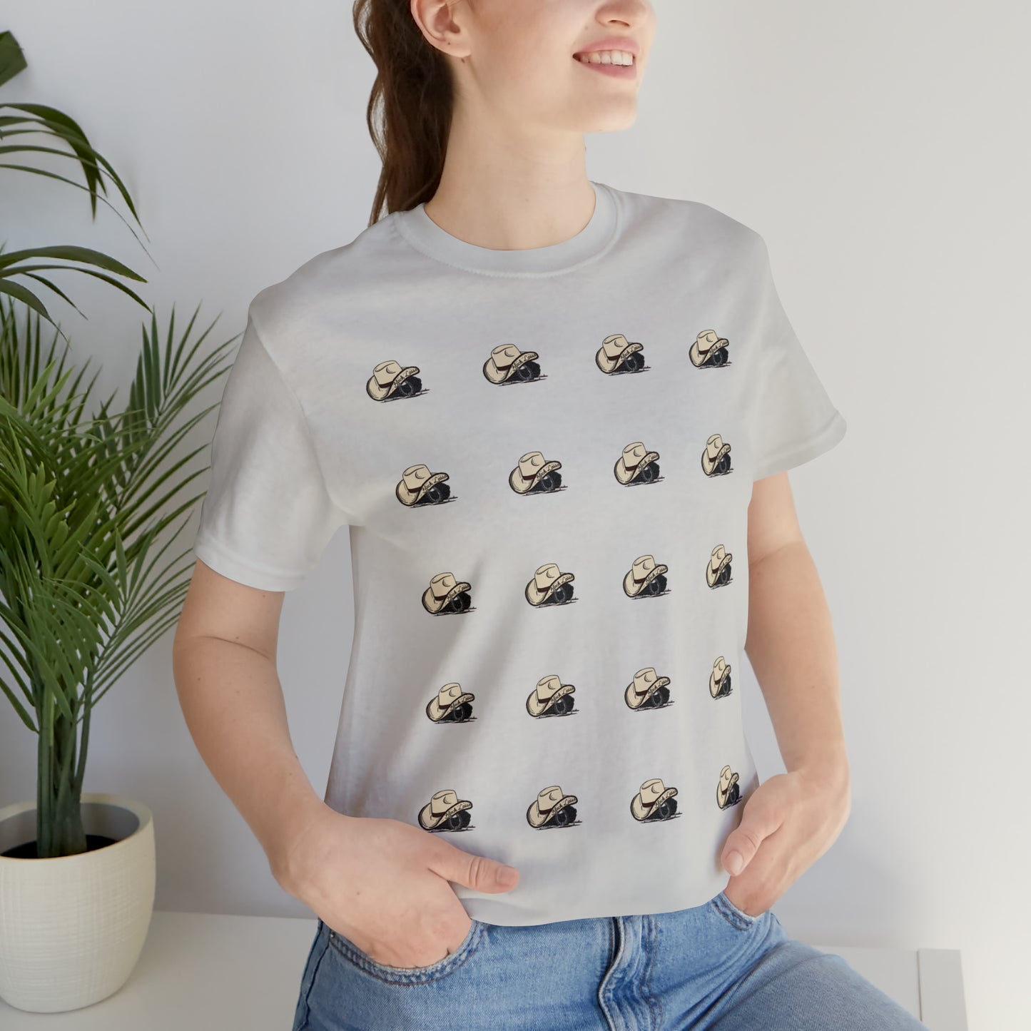 Black Lasso Hats Unisex Jersey Short Sleeve Tee