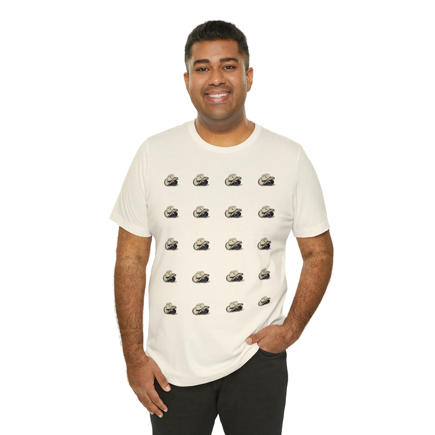 Black Lasso Hats Unisex Jersey Short Sleeve Tee