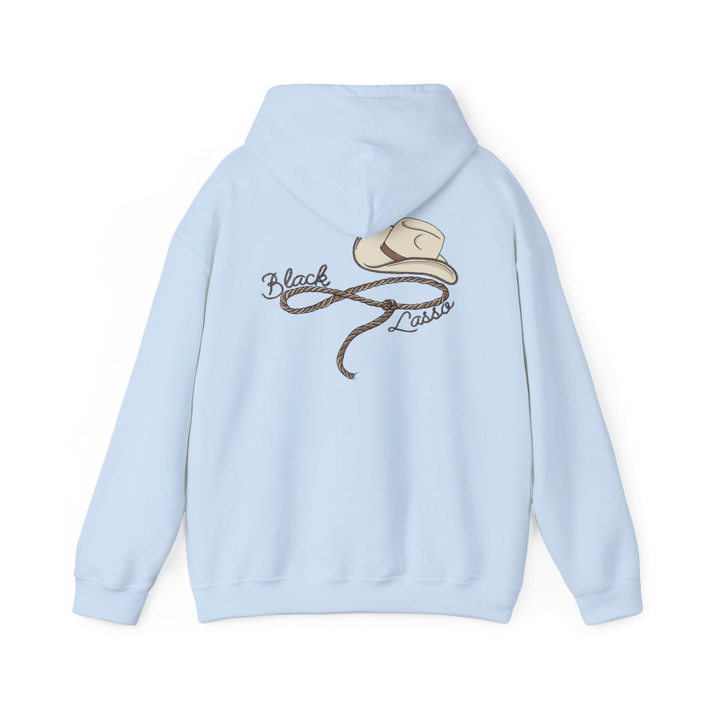 Black Lasso, Unisex Heavy Blend™ Hooded Sweatshirt