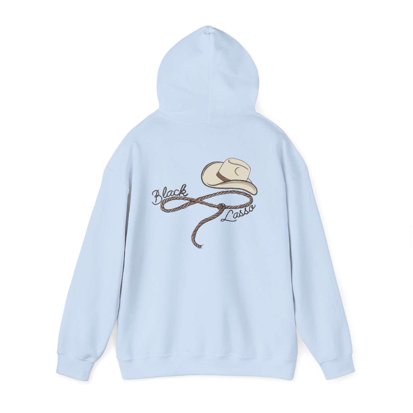Black Lasso, Unisex Heavy Blend™ Hooded Sweatshirt