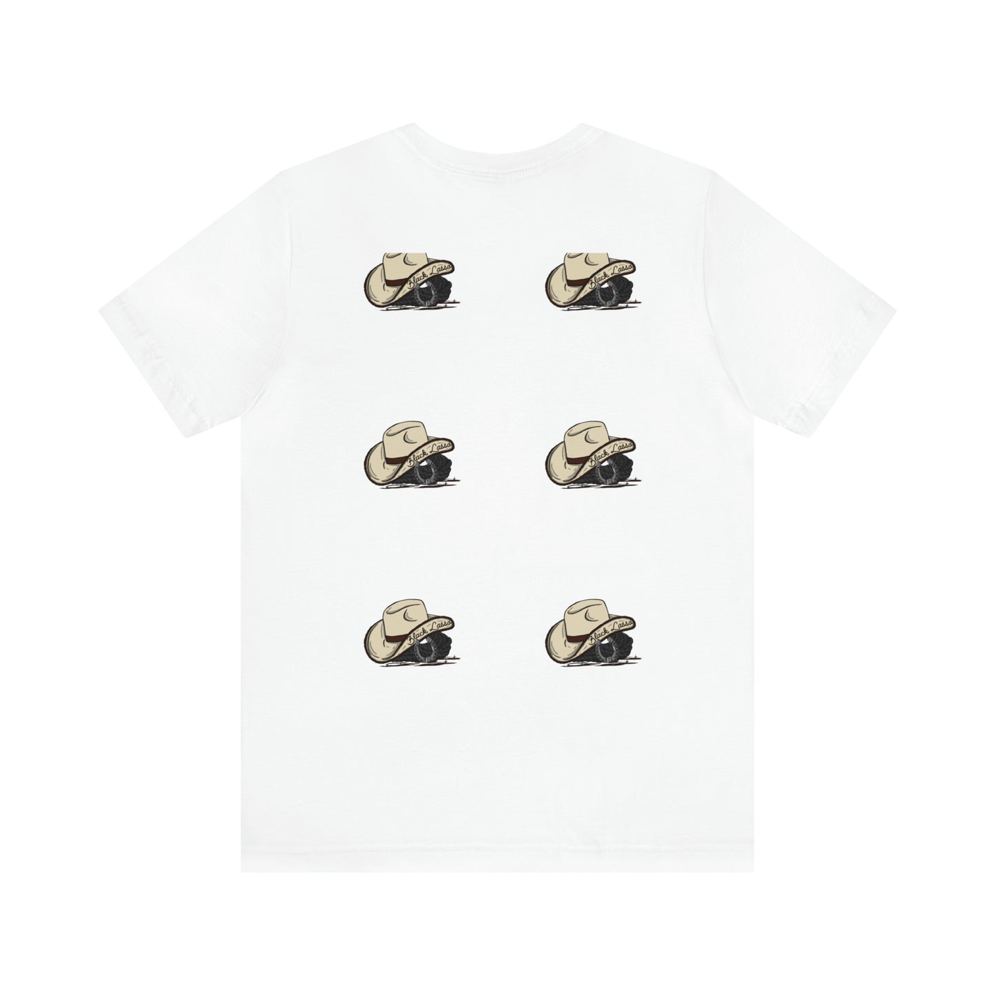 Black Lasso Hats Unisex Jersey Short Sleeve Tee