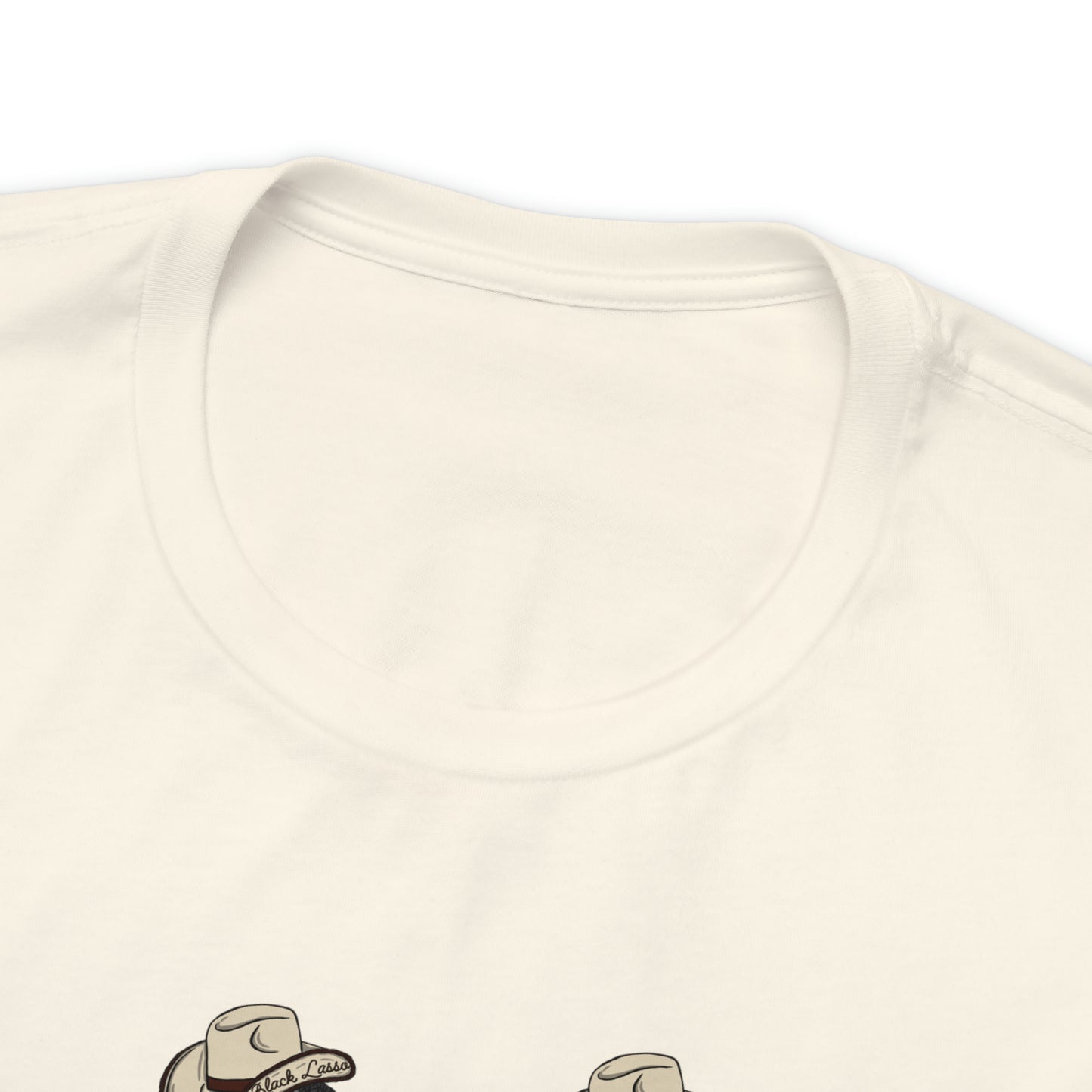 Black Lasso Hats Unisex Jersey Short Sleeve Tee